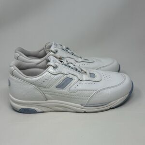 SAS Tour II Shoes Womens 8 M White Blue Leather Lace Up Comfort Walking Sneakers